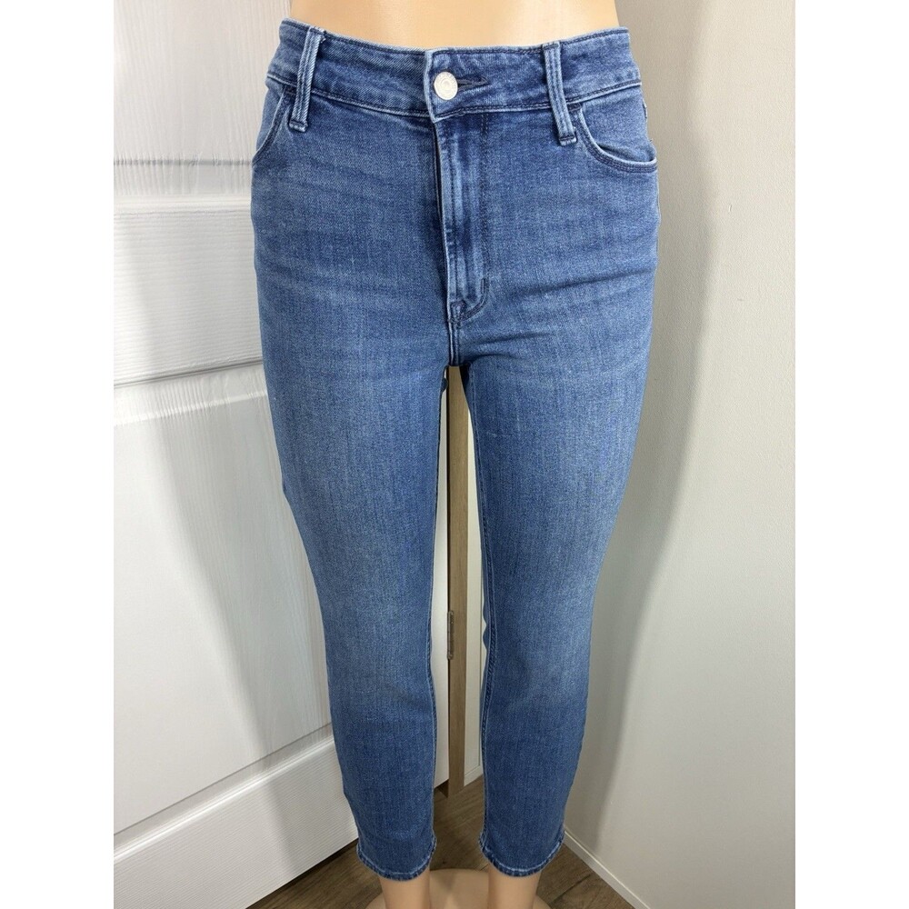 Old Navy Women's Jeans Sz 6 Short High Rise Stretch Wow Straight Medium wash